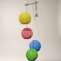 Handmade Cotton Ball String Lights (4 to 7 LEDs)