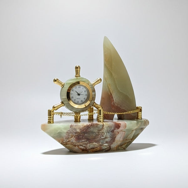 Boat Clock (Marble Finish)