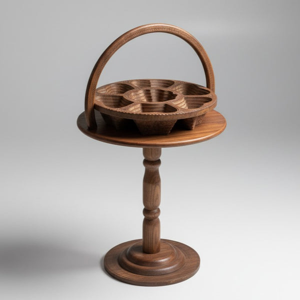 Table with Dry Fruits Serving Set